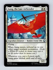 Aang, the Last Airbender Avatar: The Last Airbender 4 Foil MTG NM