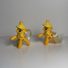 My Little Pony Applejack Lot of 2 McDonald  s Happy Meal Toys 2011 Hasbro
