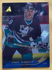 1995-96 PAUL KARIYA PINNACLE RINK COLLECTION PARALLEL INSERT CARD #2 DUCKS