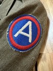 Excellent condition Korean war U.S. Army OD Wool Ike Jacket M1950 3rd  Army  38L — photo 9