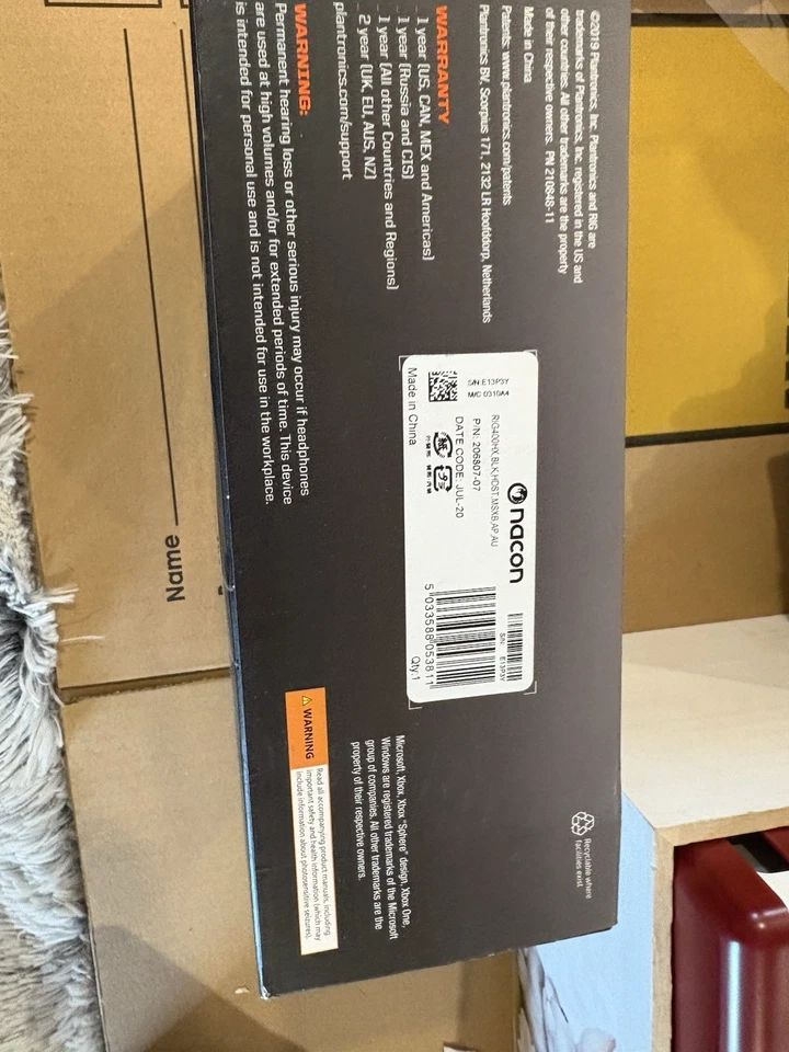 Plantronics RIG 400HX Over-Ear Gaming Headset for Xbox One & PC - Image 4 of 4