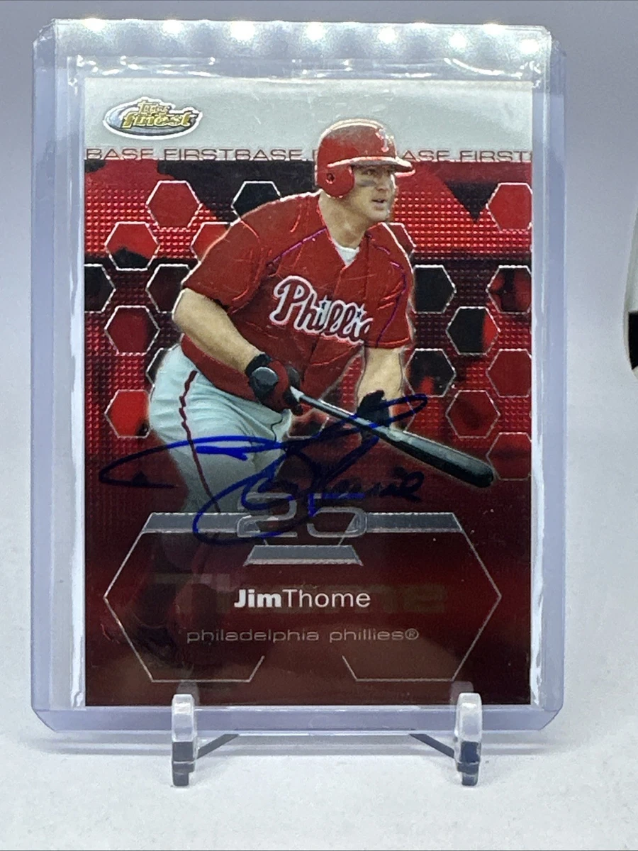 Jim Thome Autographed Baseball Trading Cards for sale | eBay