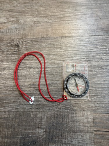 VTG Suunto M-2 Baseplate Compass Hiking Navigation Red Lanyard