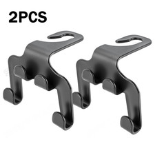 2PCS Car Seat Back Headrest Hooks Hanger Holder Hook for Bag Purse Shopping