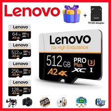 LENOVO 1TB 512GB 256GB 128GB Micro TF SD Card High Speed Class Flash Memory*