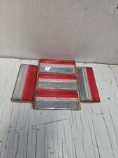 Stimsonite C40 Reflective Road Markers Redwhite Reflectors Lot Of 5