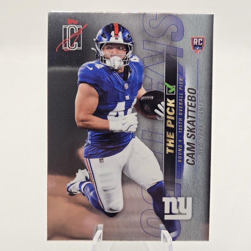 2025 Topps Signature Class - Cam Skattebo #TP-24 The Pick (RC) New York Giants 
