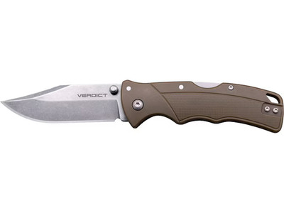 Cold Steel Knives Verdict C3CPSSFDE Flat Dark Earth Stainless Clip Point Knife