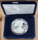 2012-W US Mint American Eagle Silver Proof $1 One Ounce Coin OGP & COA Toning