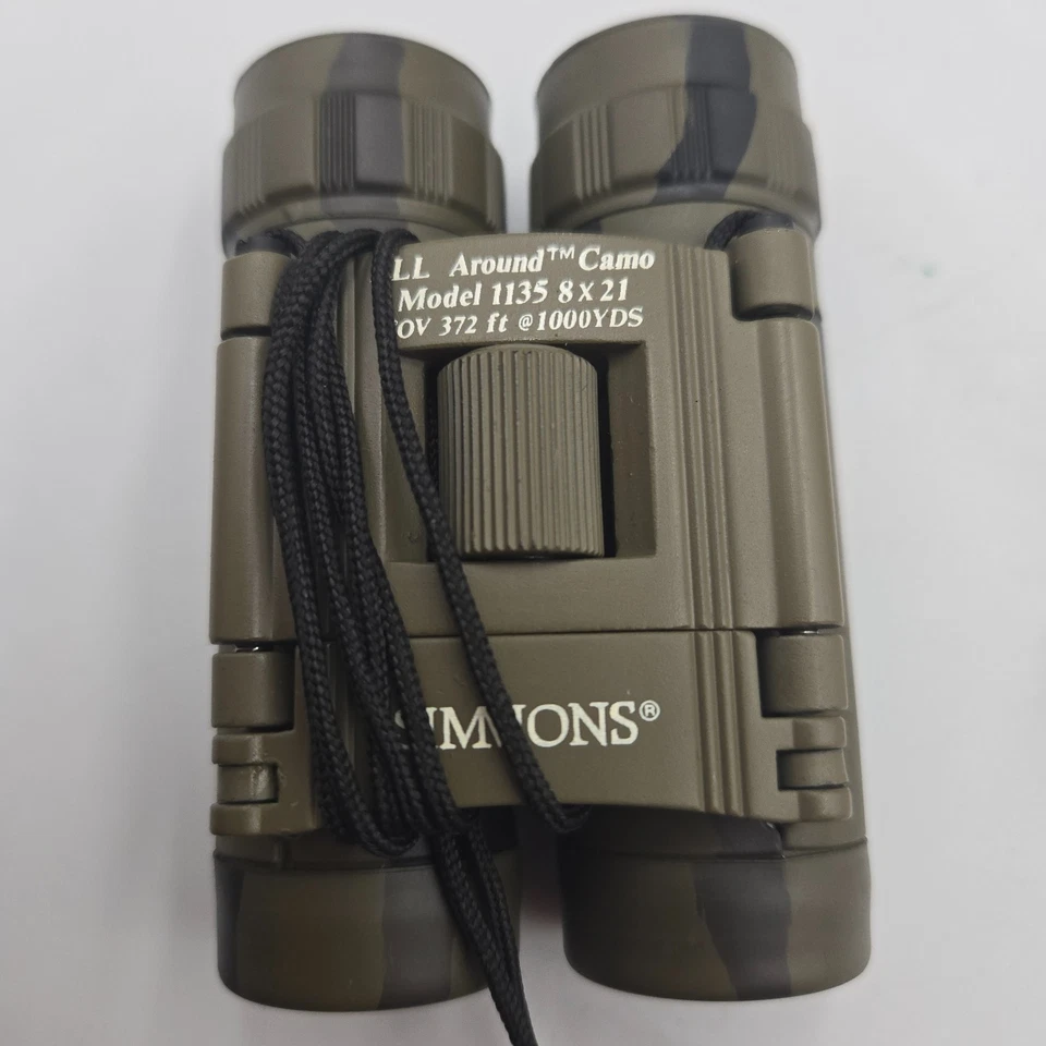 All Around Camo Simmons Binoculars 8 x 21 Model # 1135 - New - Image 3 of 4