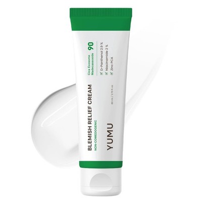 Cica Exosome Zinc Blemish Relief Cream Face Moisturizer for Sensitive Acne-Prone