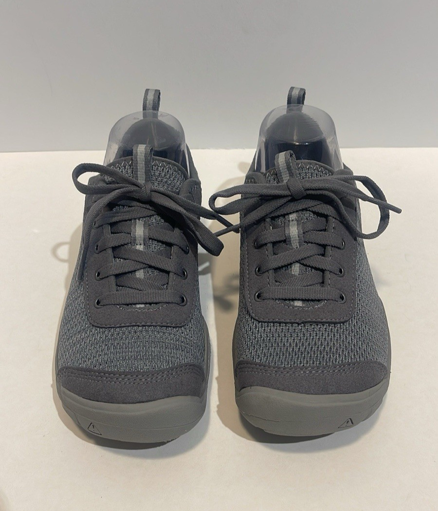 Sneakers Keen donna taglia 7 grigie maglia silenziosa casual stringate 1022852 arco contorno