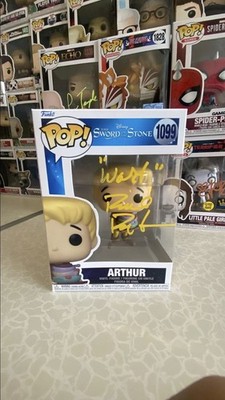 Signiertes Richard Reitherman Schwert im Stein Arthur #1099 Disney Funko Pop Echtheitszertifikat