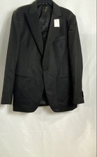 Marynarka męska Saks Fifth Avenue nowa z metką Cerruti Czarna błyszcząca rozm. 46L