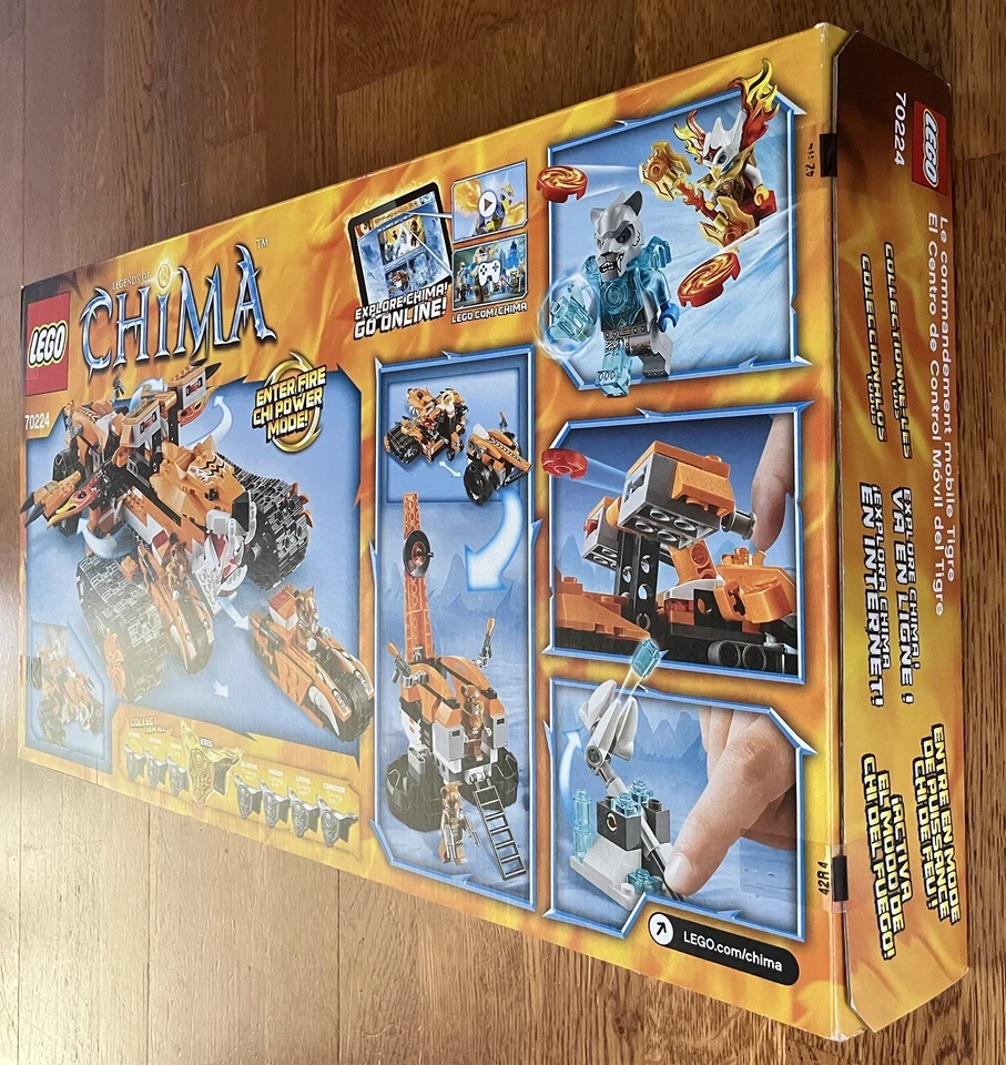 LEGO LEGENDS OF CHIMA: Tiger's Mobile Command (70224) - New in Sealed Box - Image 4 of 4