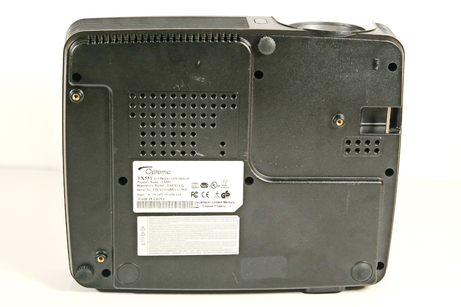 Optoma TX551 DLP Projector for sale 
