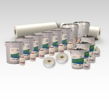 450g Fibreglass Flat Roofing Kits - with bandage - 2.5m2 - 100m2 (square metre)