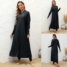 Burkini Modest Bathing Swimwear Muslim Women Long Tops Pants Hijab Set Beachwear