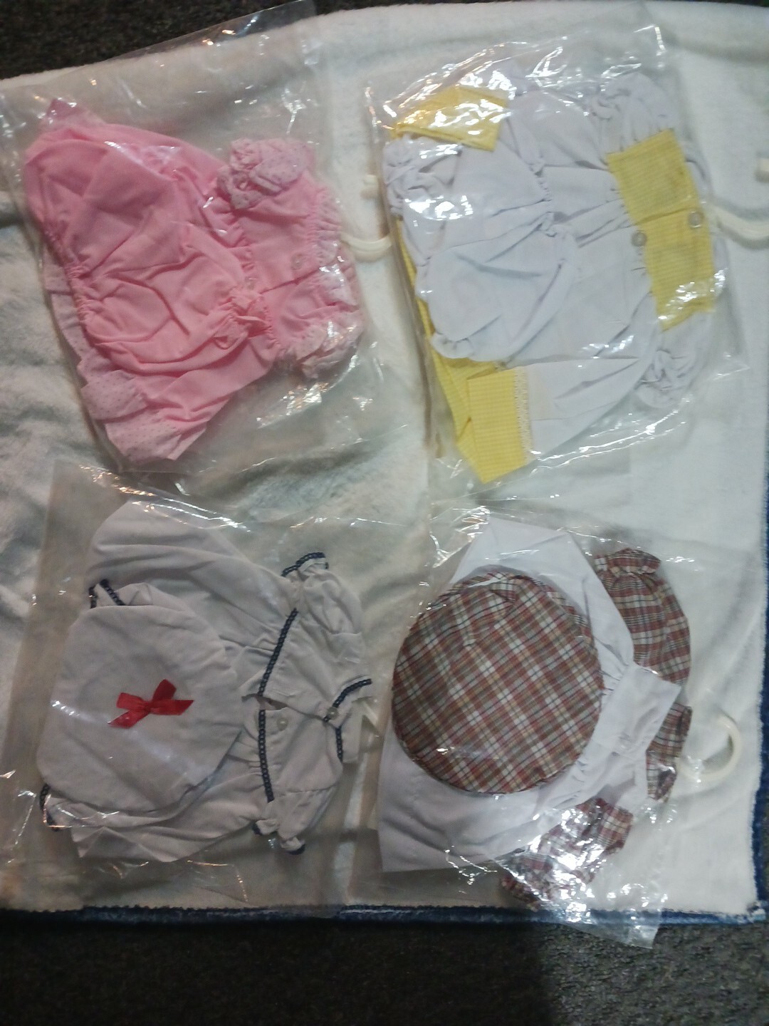 Lot Of Four New Doll Dresses  For 14" Doll