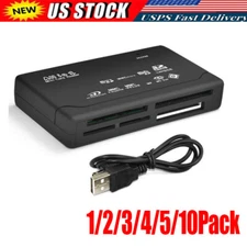 Memory Card Reader Mini 26-IN-1 USB 2.0 High Speed For CF xD SD MS SDHC LOT