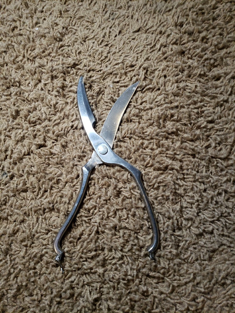 Vintage Rostfrei Kitchen Italian Chicken Poultry Shears Scissors Heavy Duty
