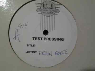 Fresh Force Who Runs This Mutha Vinyl Single 12inch D.J. International