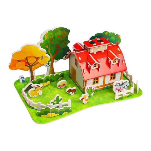 3D Puzzles for Kids Early Education Splicing Toys Kindergarten Puzzle Toys Gift - Picture 3 of 21