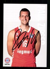 Paul Zipser Bayern M&uuml;nchen Basketball Original Signiert + A 238392