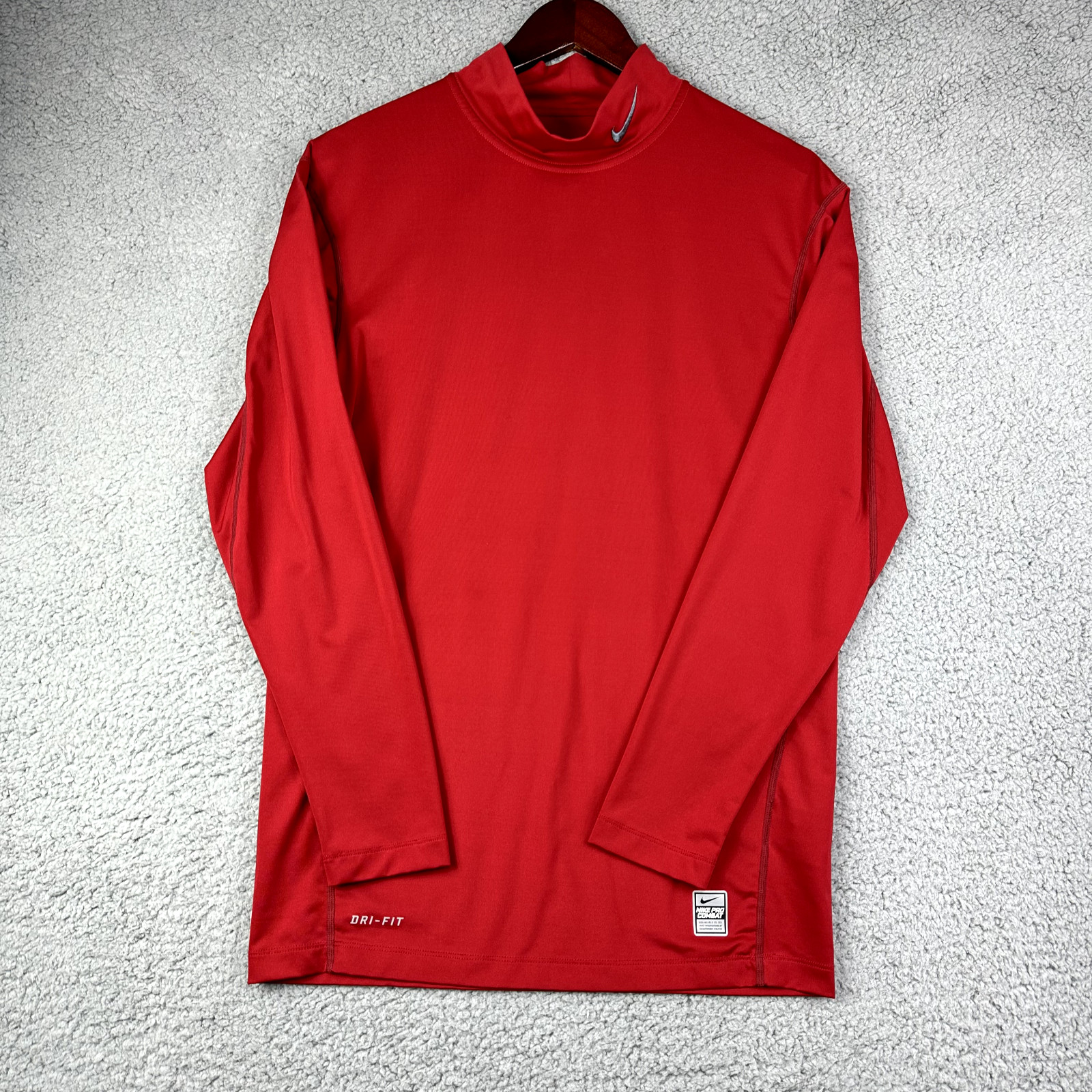 Nike Pro Combat Shirt Men 2XL Turtleneck Dri Fit Compression Long Sleeve  Workout – ASA College: Florida