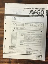 Yamaha AV-50 Amplifier Service Manual Original 