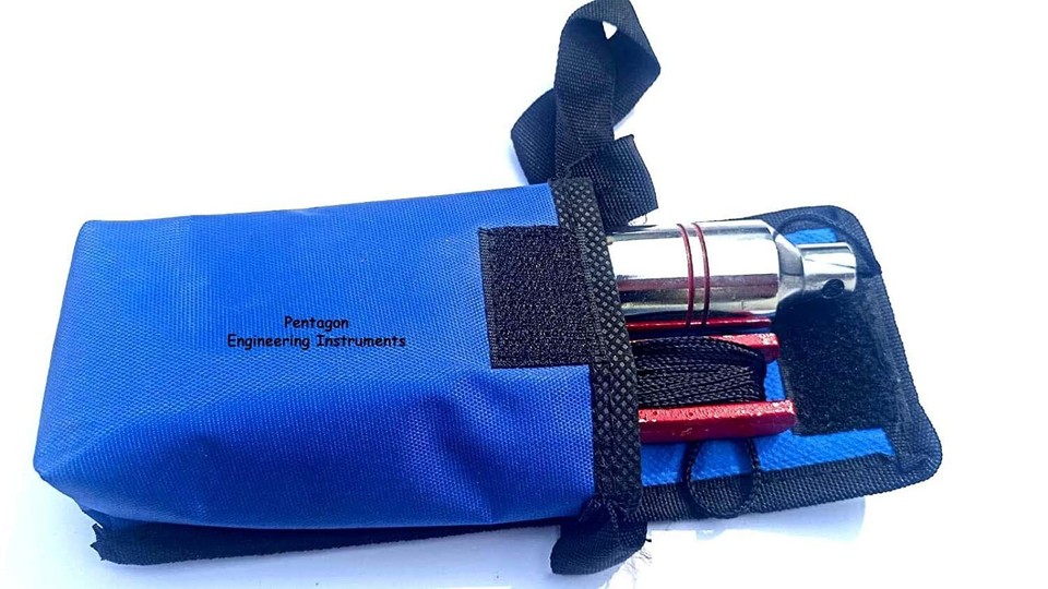 Herramientas de medición larga bob plomada punta de acero suave sólido con cubierta de 3 pulgadas de largo Foto 2 de 3