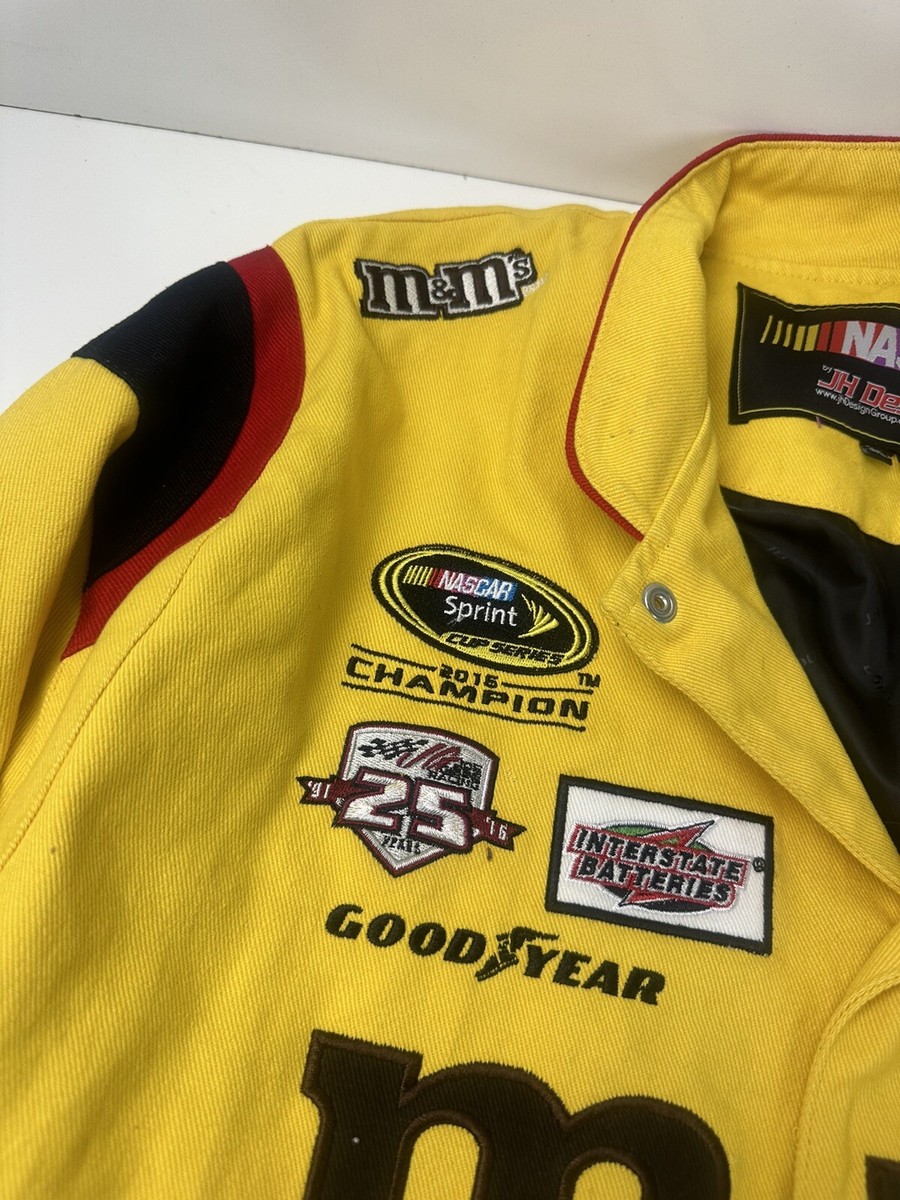 RARE NASCAR Jacket Kyle Busch M&M Racing 75th Anniversary JH