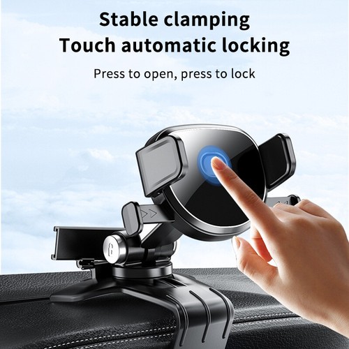 Multi Car Phone Holder Clip Mount Stand With Temporary Parking Number Plate-* - Photo 2/12