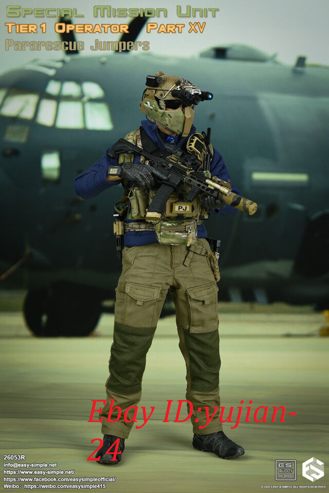 1/6 EASY&SIMPLE 26053R SMU Tier1 Operator Part XV Pararescue