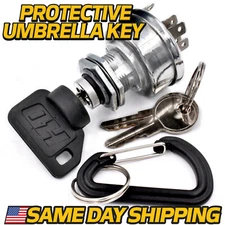 OEM UPGRADE Ignition Switch fits Ariens Gravely 04331600 3 Keys & Carabiner