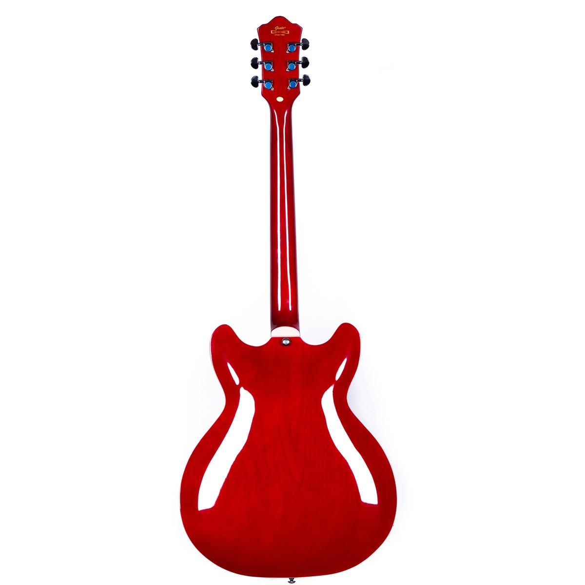 GROTE Jazz Left-Handed Electric Guitar Semi-Hollow Body Tailpiece
