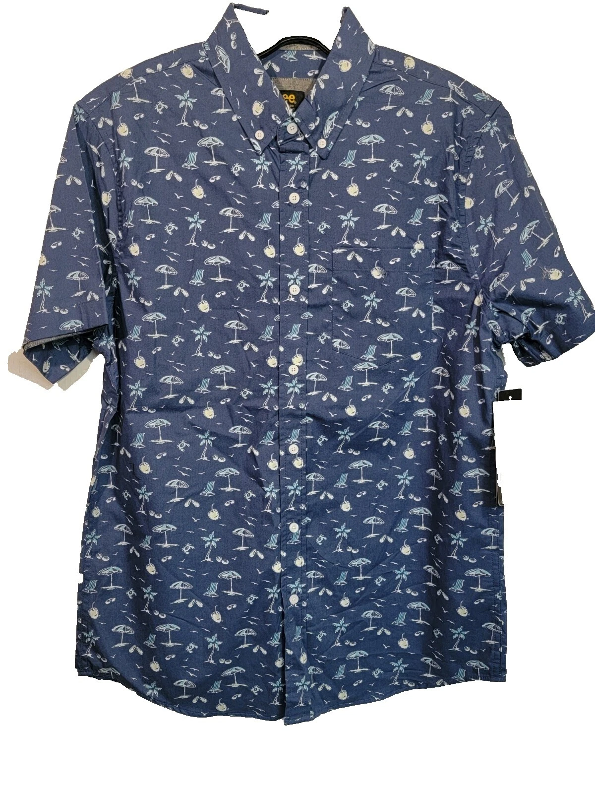 Lee Short Sleeve Regular Size Dress Shirts for Men