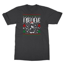 I Believe - Funny Bigfoot Sasquatch Ugly Christmas Unisex T-Shirt