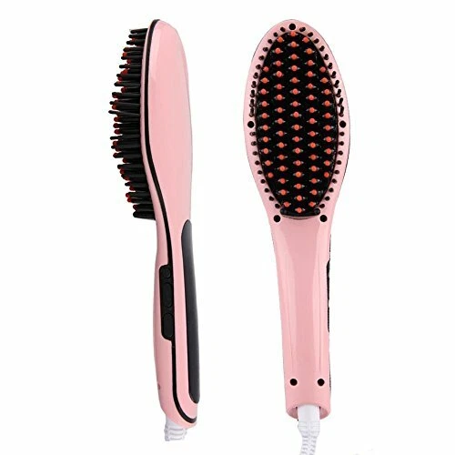 Instant magic clearance hair straightening brush