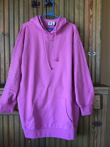 Adidas Hoodie Dress Bliss Orchid With 