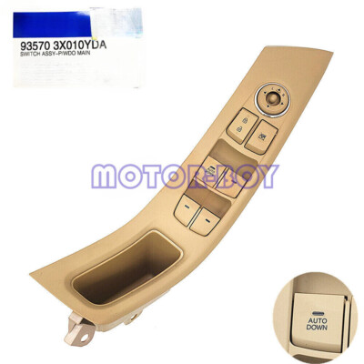 Left Door Panel Main Window Power Switch For 11-13 Hyundai Elantra 935703X010YDA
