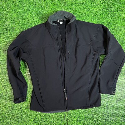 Marmot Men's Full Zip Fleece Lined Softshell Gravity Jacket Black Size XL