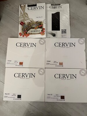 cervin nylons neu gr. T1  in Schwarz,Tan,nude