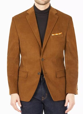 New Mens Michael Kors Modern Fit Vicuna Corduroy Sport Coat Blazer