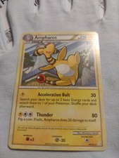 Ampharos 14/123 Pokémon Heart Gold Soul Silver Unlimited Non Holo NM/MT box-S5