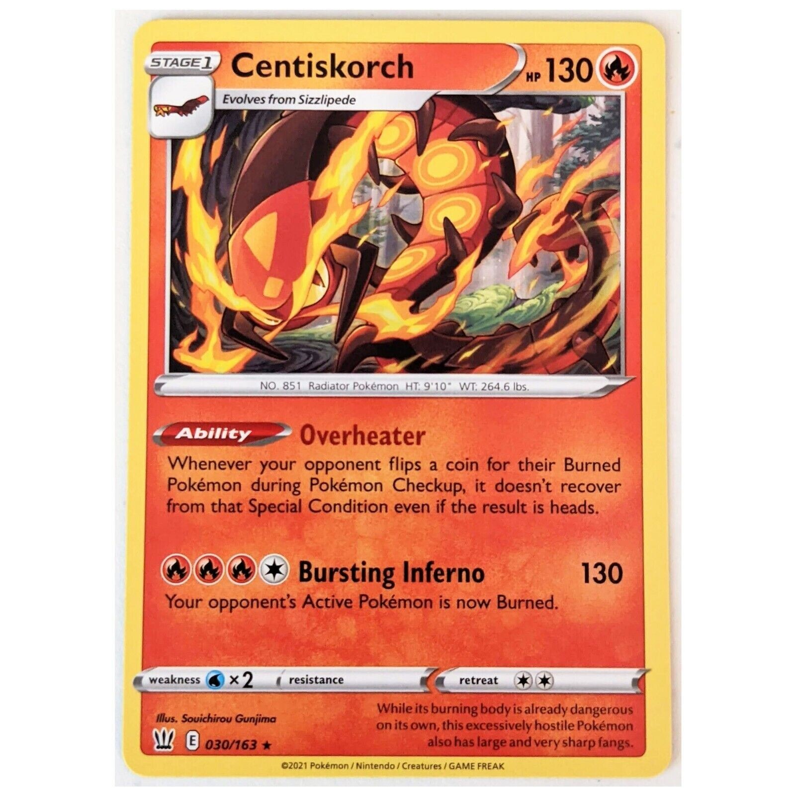 Centiskorch Pokmon TCG Cards for sale | eBay
