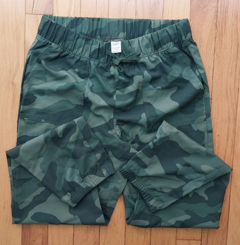 Girls Lrge 5 LOT OLD NAVY 2 Pants 3 Shorts Stretchtech Camouflage Green Grey VGC - Picture 8 of 10