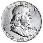 1960-D Franklin SILVER Half Dollar Brilliant XF/AU Complete Your Album!