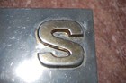Giant Silver Desk Clip Spring Loaded for Organizing Papers S Monogram — photo 6