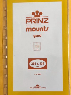 PRINZ STAMP MOUNTS 265/139 - WHITE HOUSE PANES, EARTH SCAPES, ETC..